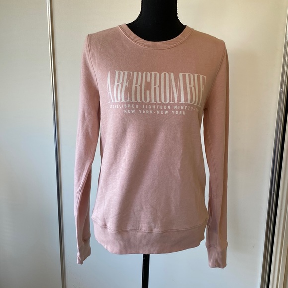 Abercrombie u0026 Fitch | Sweaters | Nwt Abercrombie Fitch Womens Sweatshirt  Pullover Winter Medium Slim Fit Beige | Poshmark